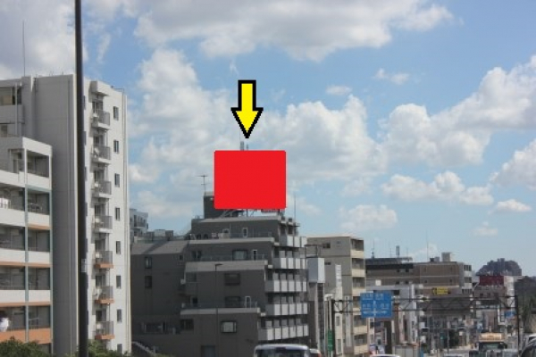 板橋区舟渡　国道１７号線　戸田橋付近の屋外広告