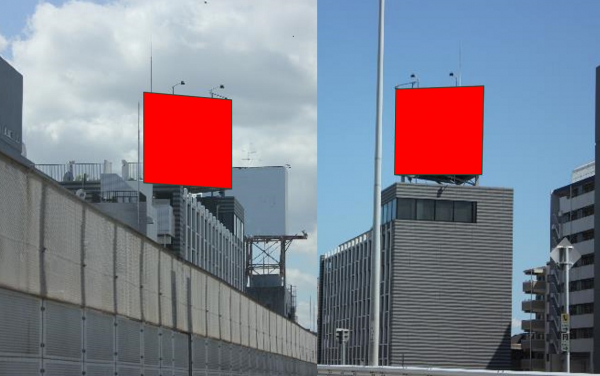 首都高速７号線上下面より見えます